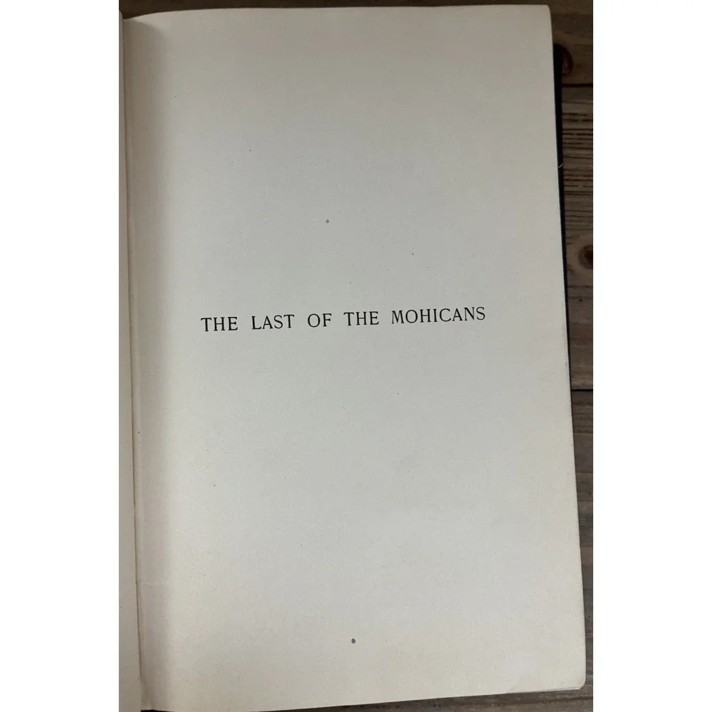 VTG Last‎ of the Mohicans Book Cooper Academy Classics Allyn Bacon 1927